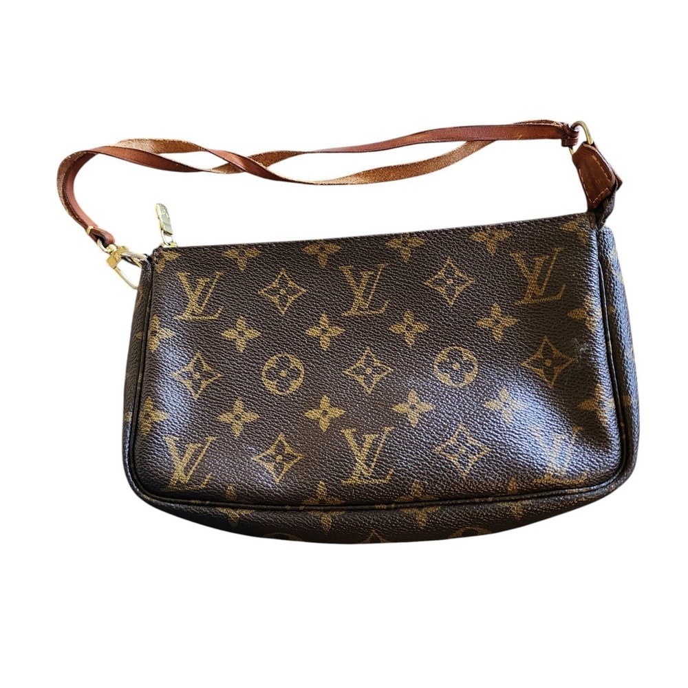 Louis Vuitton Pochette Accessories Monogram Canvas France AR0050 Y2K Vintage - Picture 4 of 13